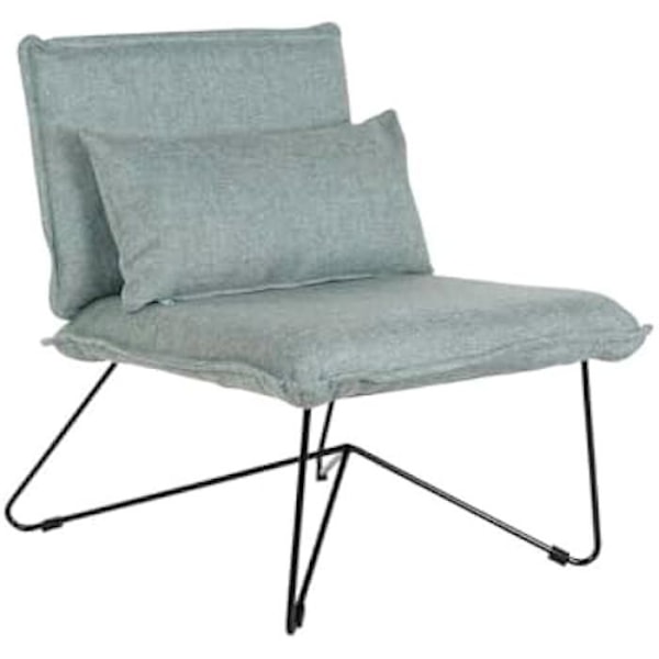 Fåtölj - HOME ESPRIT - Svart - 1 sits - Inomhus - Mått 68 x 50 x 66 cm Flerfärgad