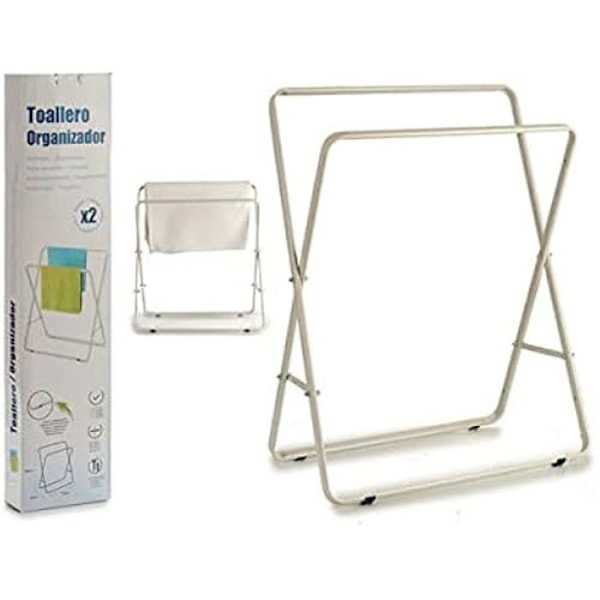 Pyyhehylly - BIGBUY HOME - Tupla - 35 x 80 cm - Monivärinen - Eri materiaaleja