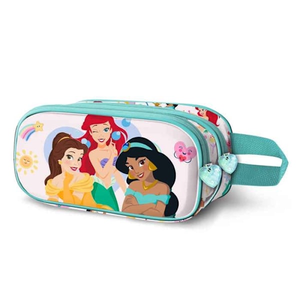 Trousse Double 3D - Disney Princesser Disney Regnbågar - Flerfärgad - One Size Flerfärgad