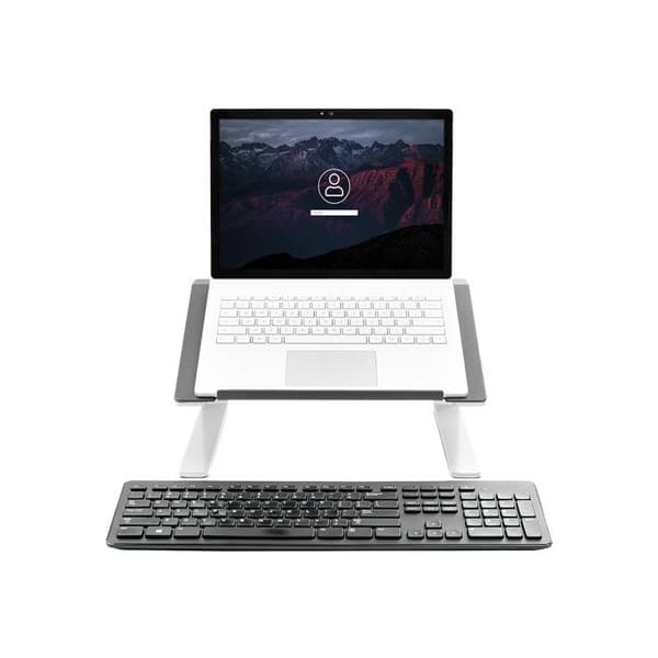 Bærbar computerstøtte - StarTech - Justerbar - Stål og aluminium - Ergonomisk - Sort