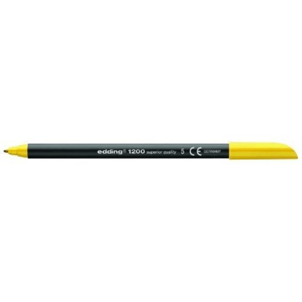 Värikynät - EDDING - E-1200 - Luodin kärki 0,5-1 mm - Keltainen Gul