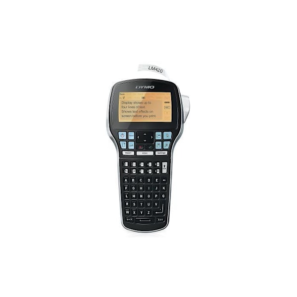 DYMO LabelManager 420P, ultra effektiv og alsidig bærbar etiketteringsmaskine, PC/MAC-forbindelse, ABC-tastatur, transporttaske