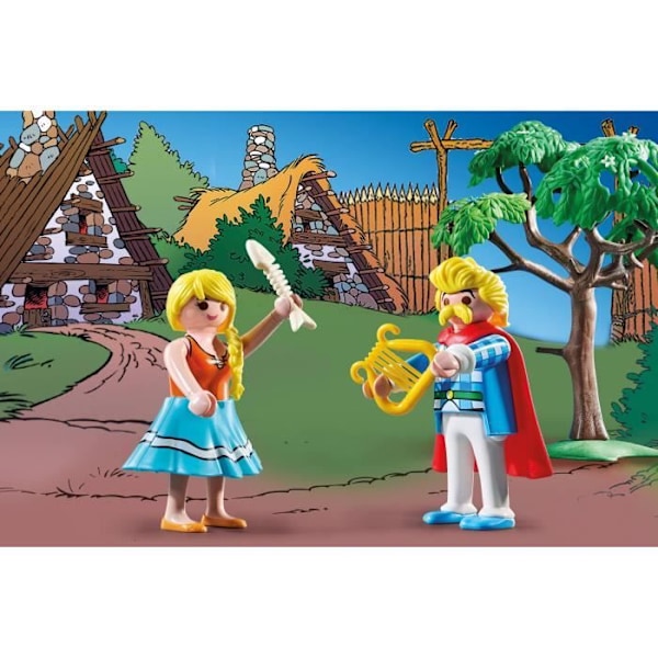 PLAYMOBIL 71827 Kyläjuhlat ja hahmo, Asterix, Asterix-sarjakuvan hahmot, 159 osaa, Sopii yli 5-vuotiaille Flerfärgad
