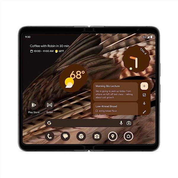 Google Pixel Fold 5G 12GB/256GB Sort (Obsidian) Dobbelt SIM