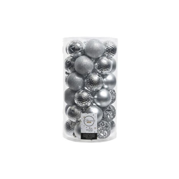 Set med 37 EDM-kulor - Julstämning - Silver - 71867 Pengar