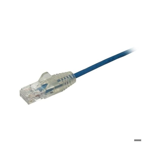 StarTech 1m RJ45 Cat6 Ethernet-netværkskabel - Blå (kabel - Blå Slank CAT6 Patch-ledning 1m) - N6PAT100CMBLS