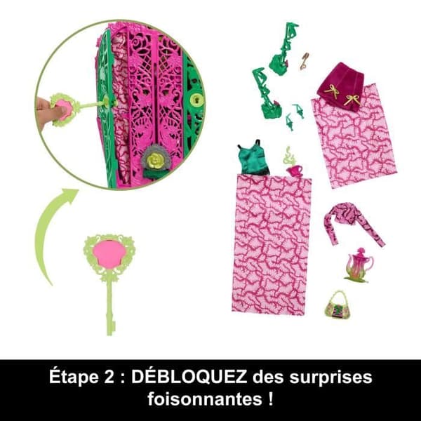 MONSTER HIGH Monstrøs Hemmeligheder Gaveæske Venus McFlytrap - Monster High - HYT75