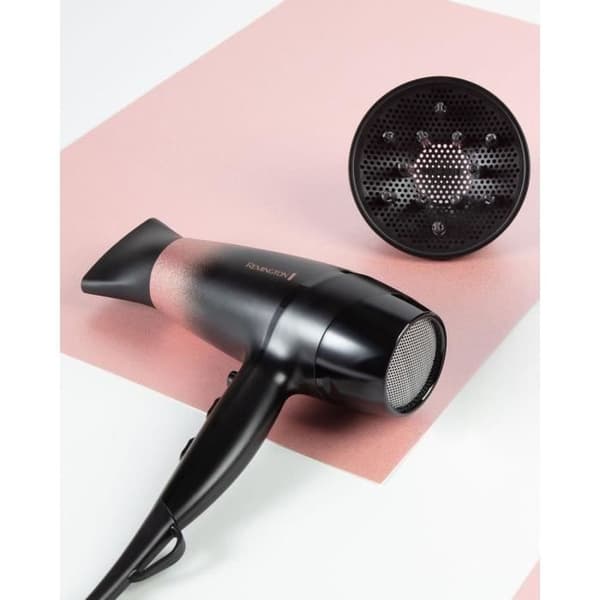Sèche-hår REMINGTON D5305 Rose Shimmer Sort og pink