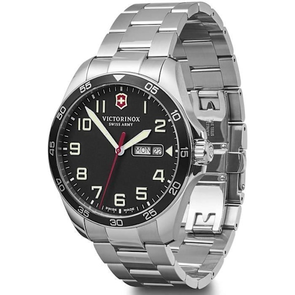 Victorinox Field Watch Analog Quartz Watch herr med band i rostfritt stål V241849 7514
