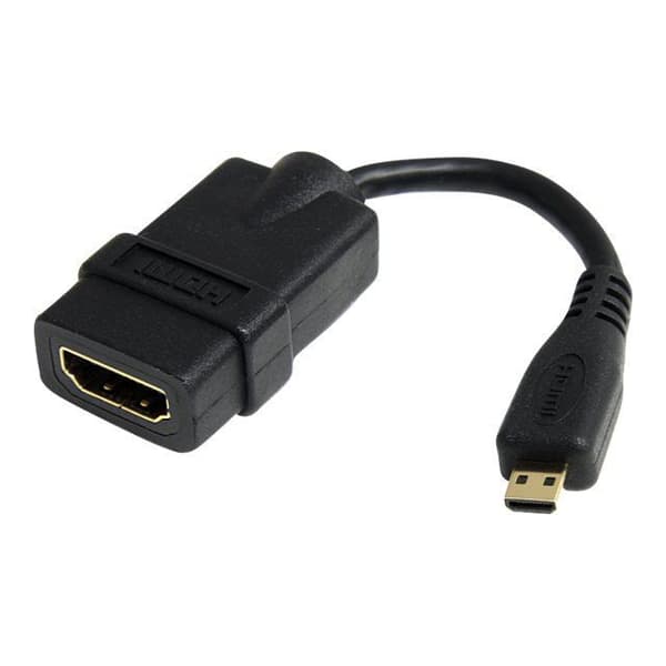 Nopea HDMI-sovitinkaapeli - STARTECH.COM - HDMI-mikro-HDMI-muunnin - musta