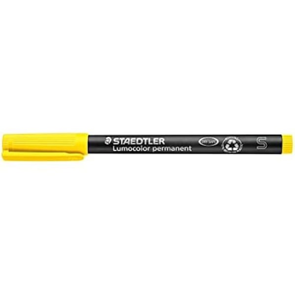 Kestävä Pysyvänäyte - STAEDTLER - Lumocolor 313 - Superohut kärki 0,4 mm - Väri Keltainen - Pysymätön gul