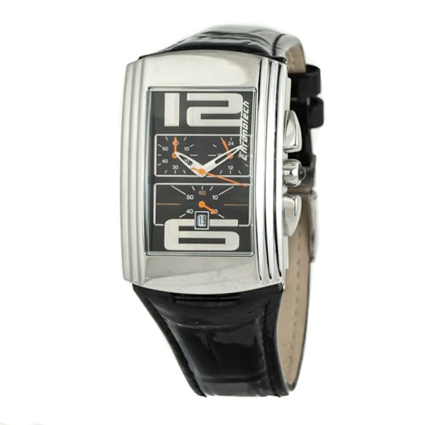 Chronotech CT7018B-04 unisexklocka (28 mm) svart/svart