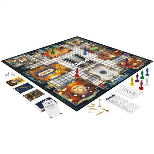 Hasbro Cluedo klassiske brætspil sort