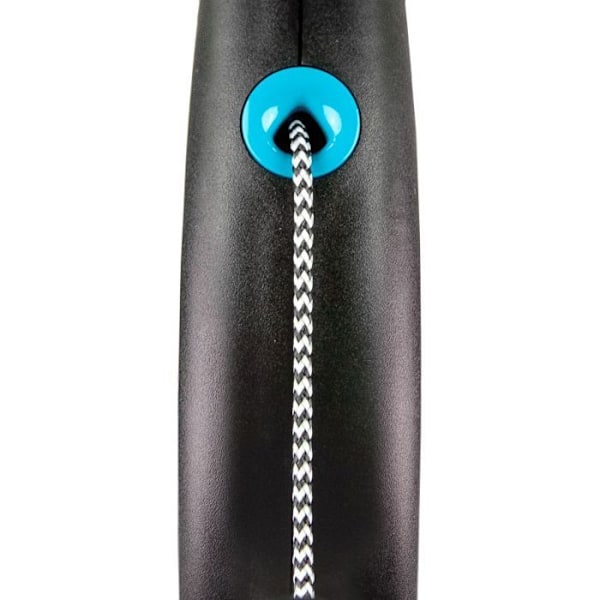 Lave enrouleur - Flexi - FU02C3-251-S-CHBL - 3m - Sort/Blå - Til små dyr op til 8kg svart blå