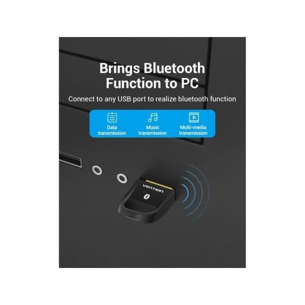 VENTION Bluetooth 5.0 USB Adapter - Sort