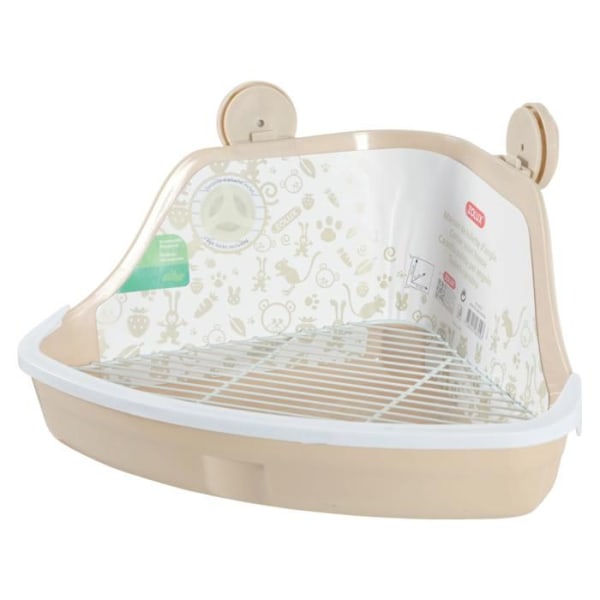 Kulma wc-huone hamsterille - beige