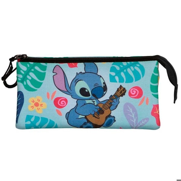 Trousse Triple - Disney Lilo och Stitch Gitarr - Grön - One Size Grön
