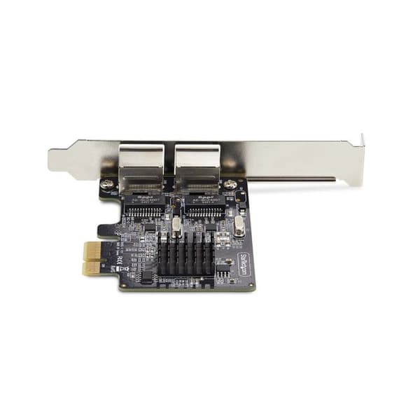 PCIe Netværkskort - STARTECH.COM - 2 Porte - 10/100/1000Mbps - Wake-on-LAN - VLAN