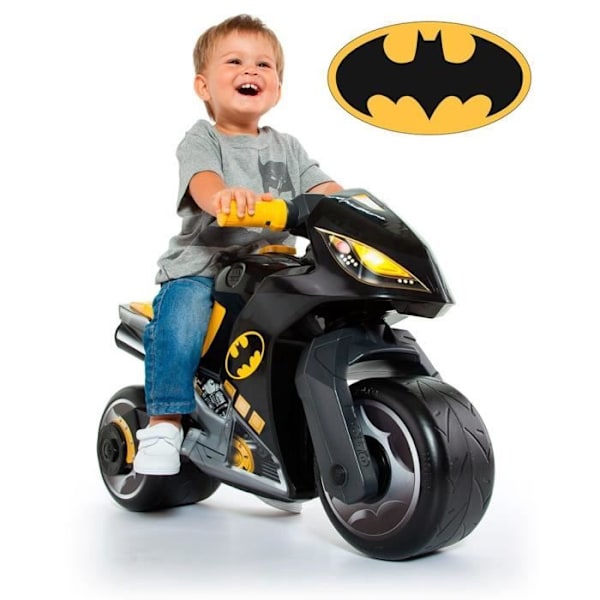 Batman självgående motorcykel - Molto - 2 hjul - Blandat - Från 18 månader Svart