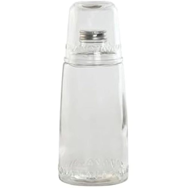 Vesipullo - HOME ESPRIT - Läpinäkyvä lasi - 240 ml - Monivärinen - Konepesun kestävä Flerfärgad