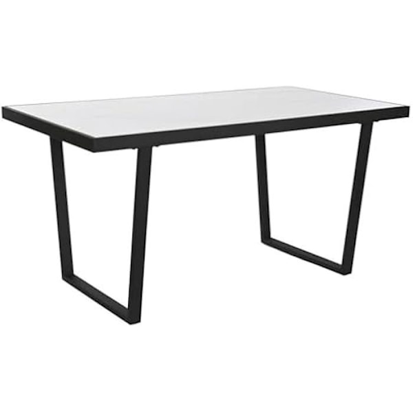 Matsalsbord - HOME ESPRIT - Flerfärgad - Metall - 150 x 80 x 75 cm - Rektangulär Flerfärgad