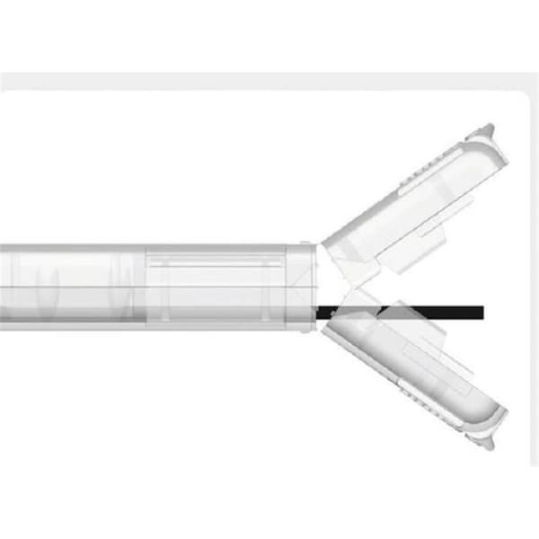 Crayon de Charpentier - BIG - Tør 6045 - Rød - 2B - Nem håndtering Hvid
