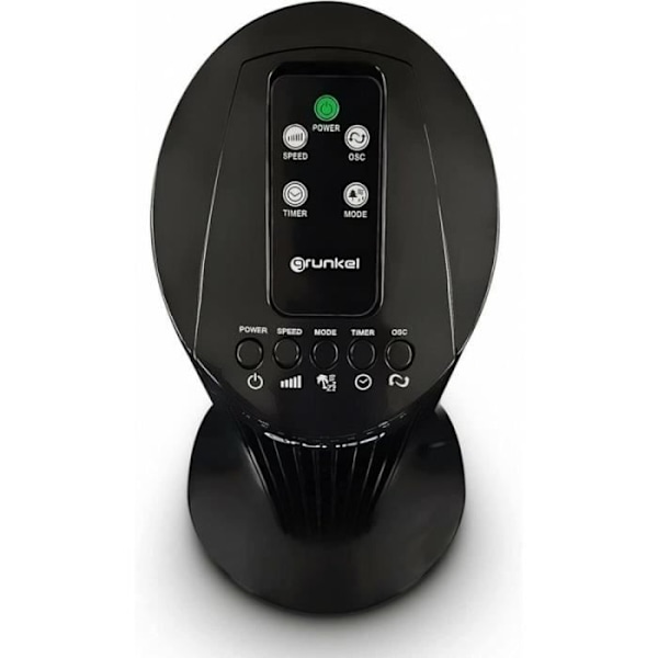 Grunkel TF-RC SILENCE tornituuletin musta 45 W