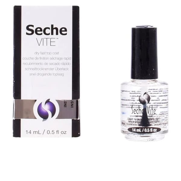 Top Coat - Seche - SECHE VITE - 14 ml - Hurtig tørring - Skinnende negle