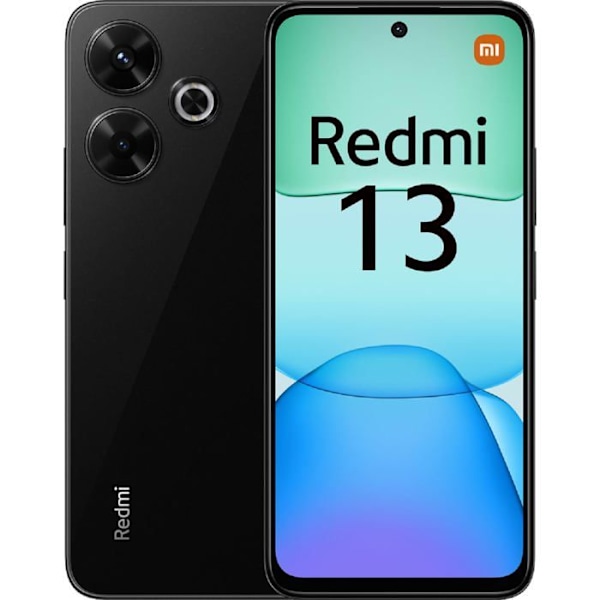 Älypuhelin Xiaomi Redmi 13 4G 6GB 128GB 5030 mAh 6,78" musta