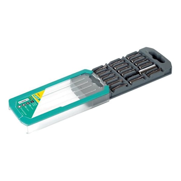 Skruetrækker bits boks - WOLFCRAFT - 17 stk