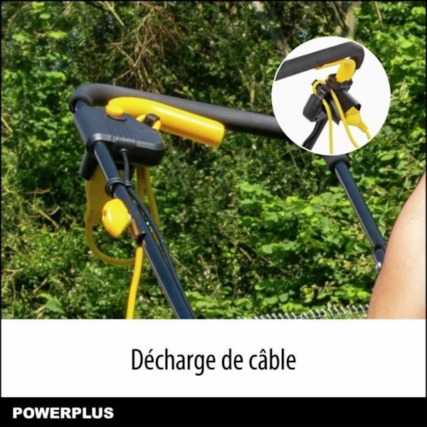 Sähkölaituri - POWERPLUS - POWEG62203 - 1000 W - 320 mm Ø - Urakointi ja takaluukku. sort