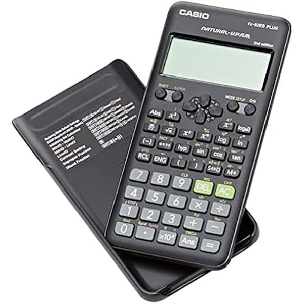 Casio FX-82ES Plus-2 vetenskaplig kalkylator - 252 funktioner - Svart