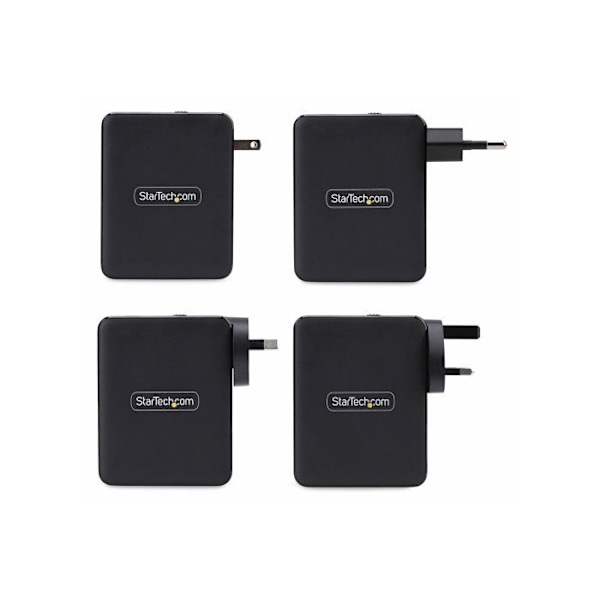 StarTech.com 140W USB-C Seinä musta
