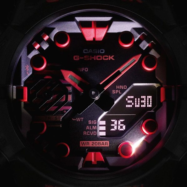 Kello - Casio - Gshock GA-B001 - Musta - 20 Atm - Kaksoisnäyttö - 46 mm Svart