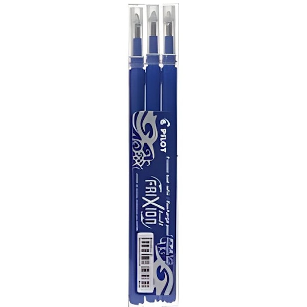 Refill för Frixion kulrullar - Pilot - BLS-FR7-S3 - Blått bläck - Medium spets Blå