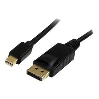 Mini DisplayPort - DisplayPort 1.2 - 2 m kaapeli - Mini DP - DP 4K johto - M/M - MDP2DPMM2M