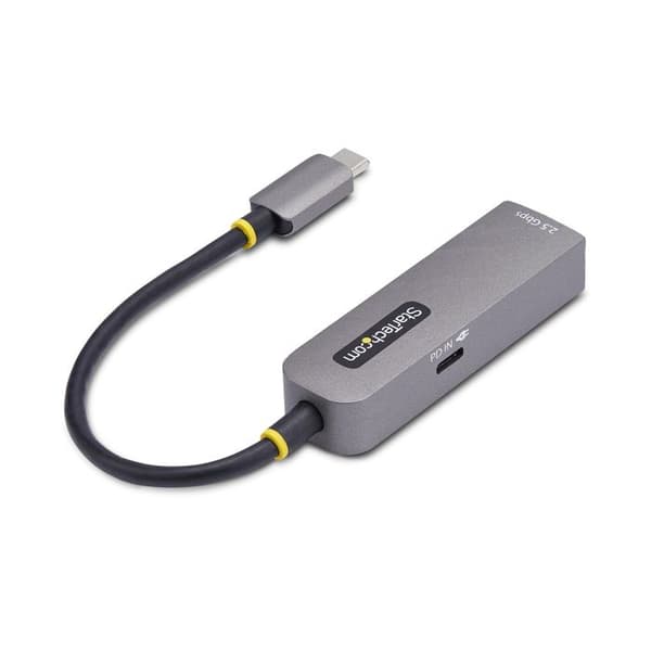 USB-C til Ethernet-adapter - STARTECH - 2.5GbE - 100W PD Pass-Through - Kompatibel med Windows/Mac/Linux