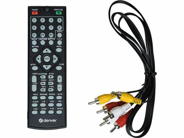 DENVER DVH-7787 DVD-afspiller - NTSC, PAL, 4:3, 16:9, Dolby Digital, AVI, JPEG, VCD