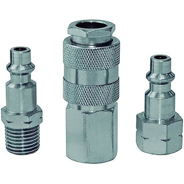 Set med luftanslutningar - Mota - Moto Tools 39803 - Silver - 10 x 6,5 mm Silver