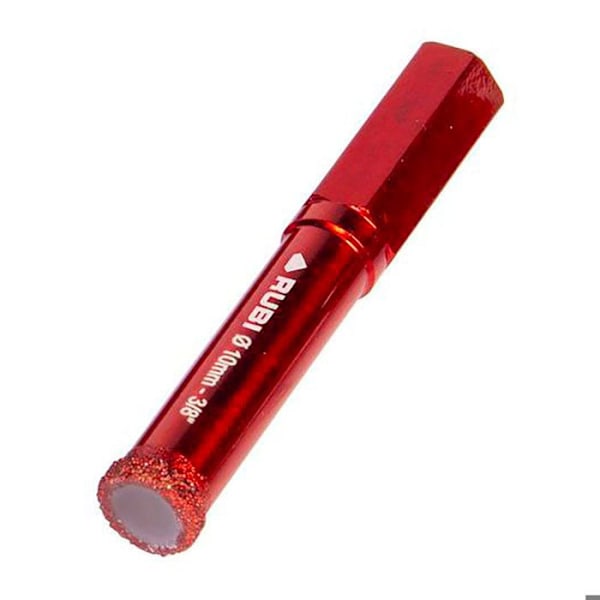 Foret - RUBI - Drygres 4drill - Ø10mm - Djup 36mm - Diamant och Vax Vit
