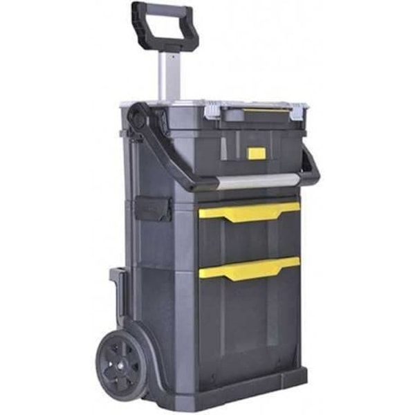 Værktøjskasse - Stanley - Trolley - Sort - 56 x 38 x 76 cm - 2 års garanti