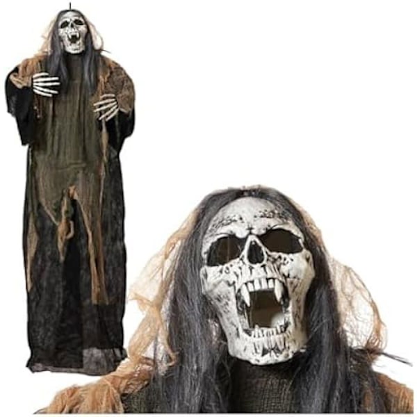 Juhlasisustus - BigBuy Home - Halloween luuranko - 160 x 110 cm - Monivärinen - Sekalainen mångfärgad