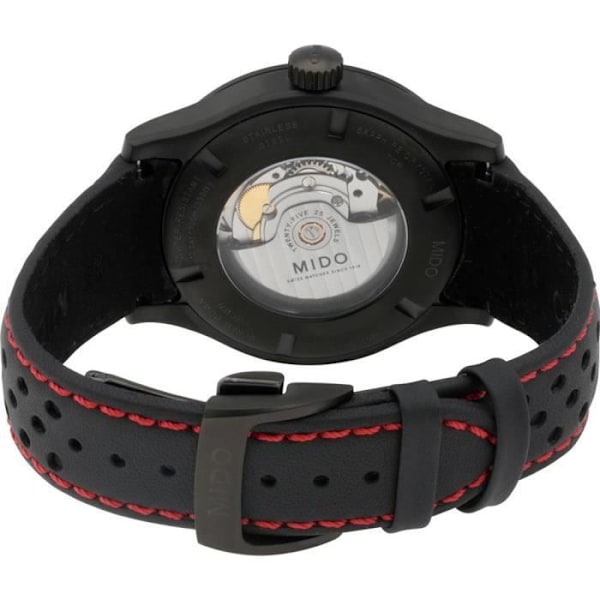 Klocka - Mido - M0254073606100 - Automatisk - Svart Läder - Safirglas Svart