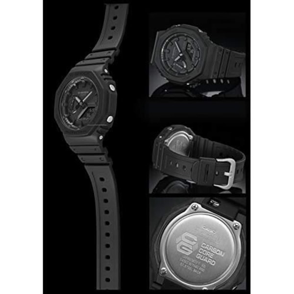 [G SHOCK]GA-2100-1A1JF [Casio] G-SHOCK Carbon Core Guard -kello GA-2100-1A1JF Mies Musta KELLO RANTEESSA