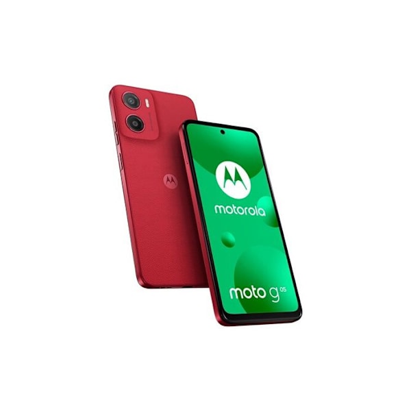 Motorola Moto G05 4G 4Go/64Go Punainen (Plum Red) Kaksois-SIM