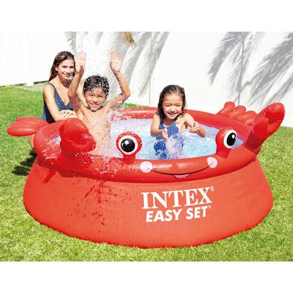 Intex - 26100NP - Fristående krabbapool ø 1,83 x 0,51 m Röd