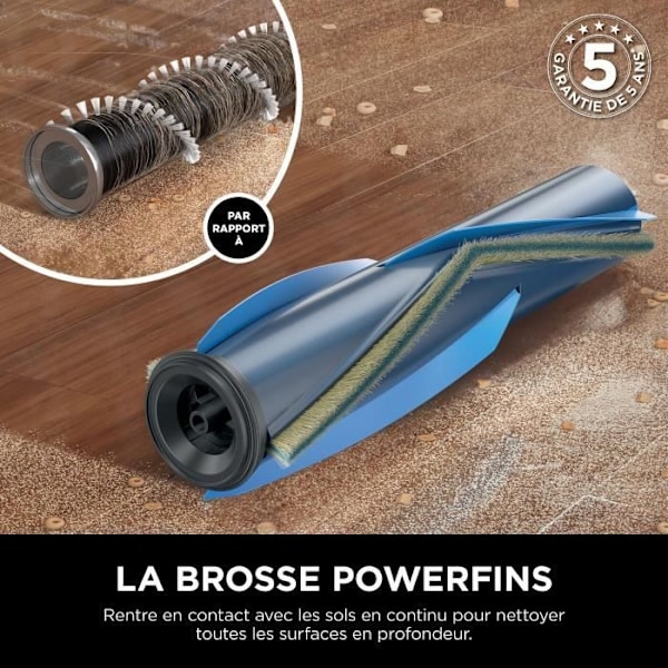 SHARK PowerPro IZ380EU - Langaton Imuri - Kevyt ja Joustava - FloorDetect-teknologia - Takkuamattomuus Blå och vit