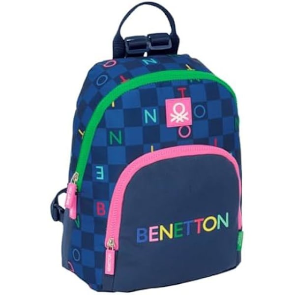 Mini reppu - SAFTA - Benetton DAMERO - Mukava - Ihanteellinen lapsille - Päivittäiseen käyttöön