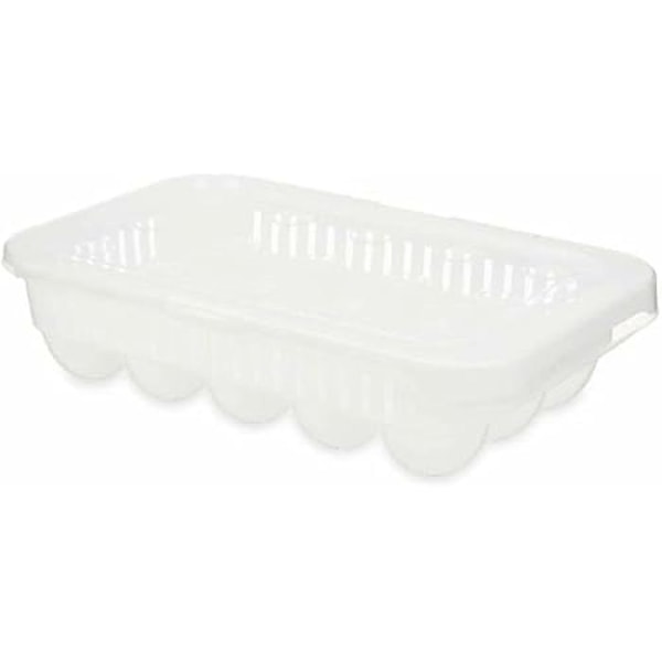 Äggkoppar i plast - Kinvara - Set med 12 - Transparent - Flerfärgad - 17,5 x 7 x 28,5 cm
