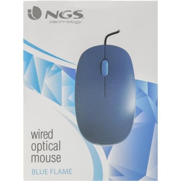 NGS mus - Kablet optisk USB blå